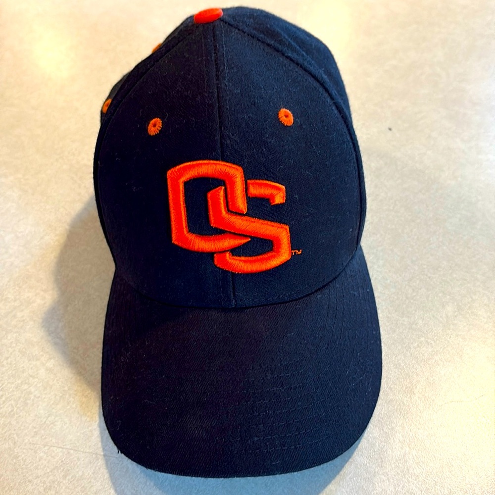 NCAA Black and Orange Hat